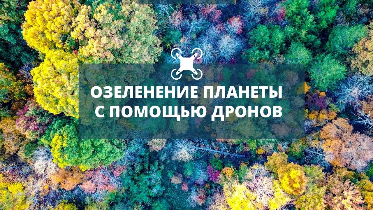 Озеленение планеты с помощью БПЛА