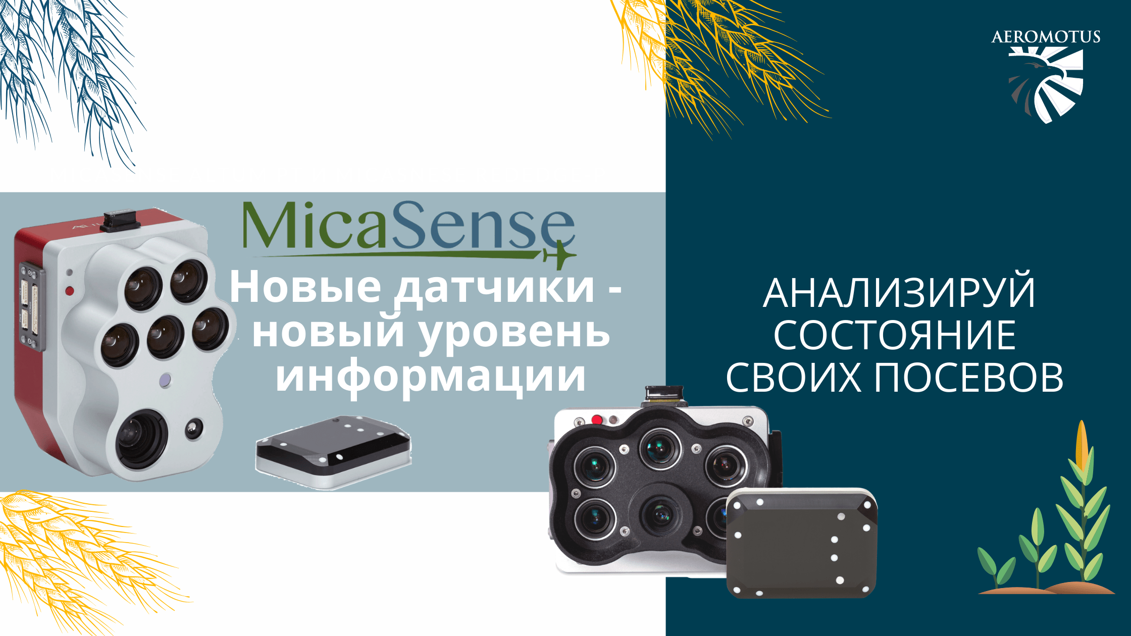 Altum-PT и RedEdge-P — инновационные датчики для сельского и лесного хозяйства