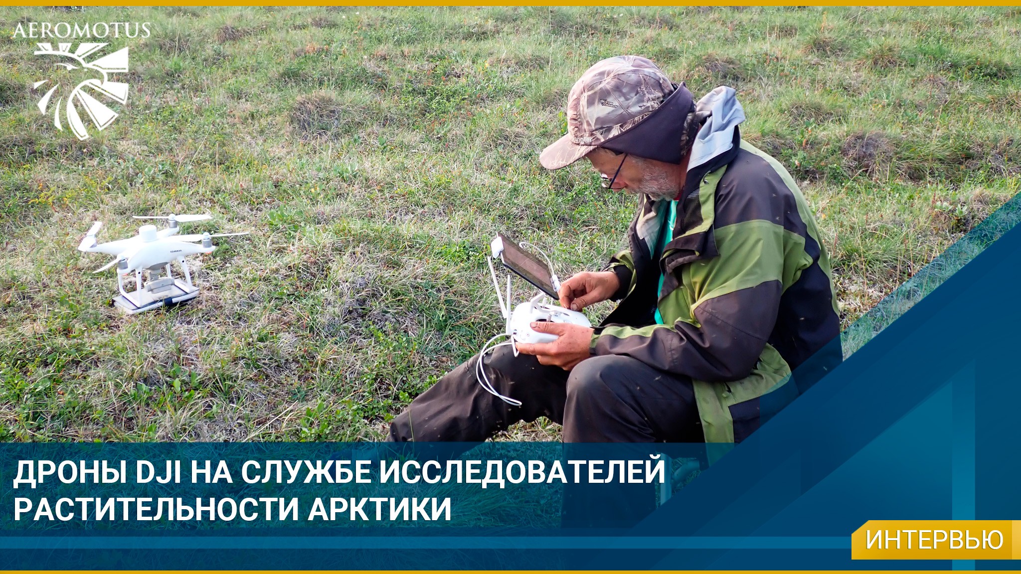 Дроны DJI используют для изучения растительности Арктики