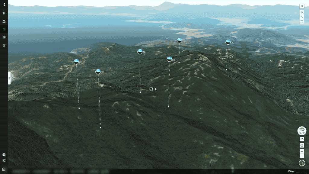 Syncing a panorama with one touch