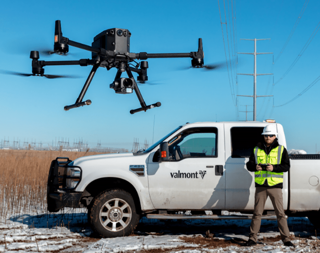Проведение инспекций с помощью беспилотников DJI