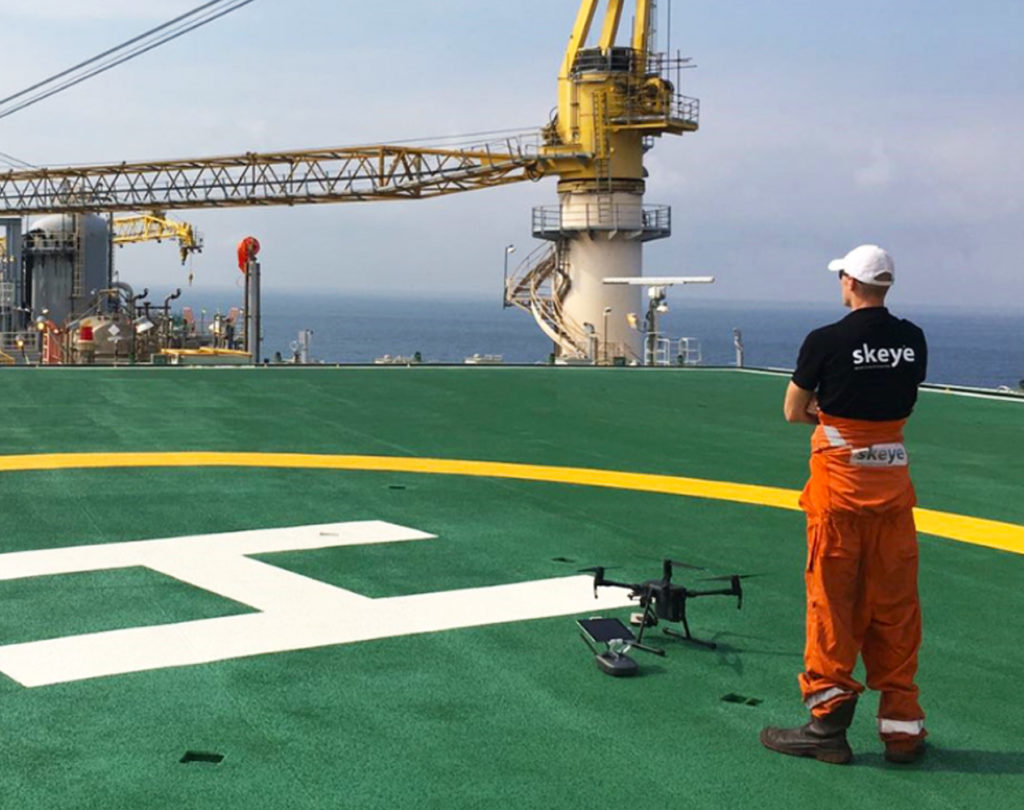 Проведение инспекций с помощью беспилотников DJI