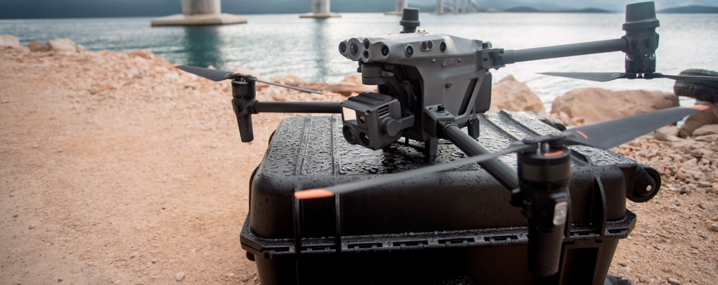 Проведение инспекций с помощью беспилотников DJI