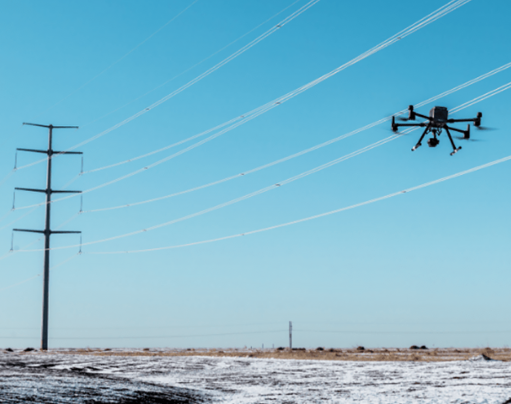Проведение инспекций с помощью беспилотников DJI