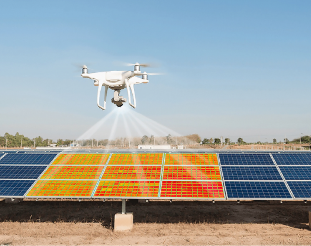 Проведение инспекций с помощью беспилотников DJI