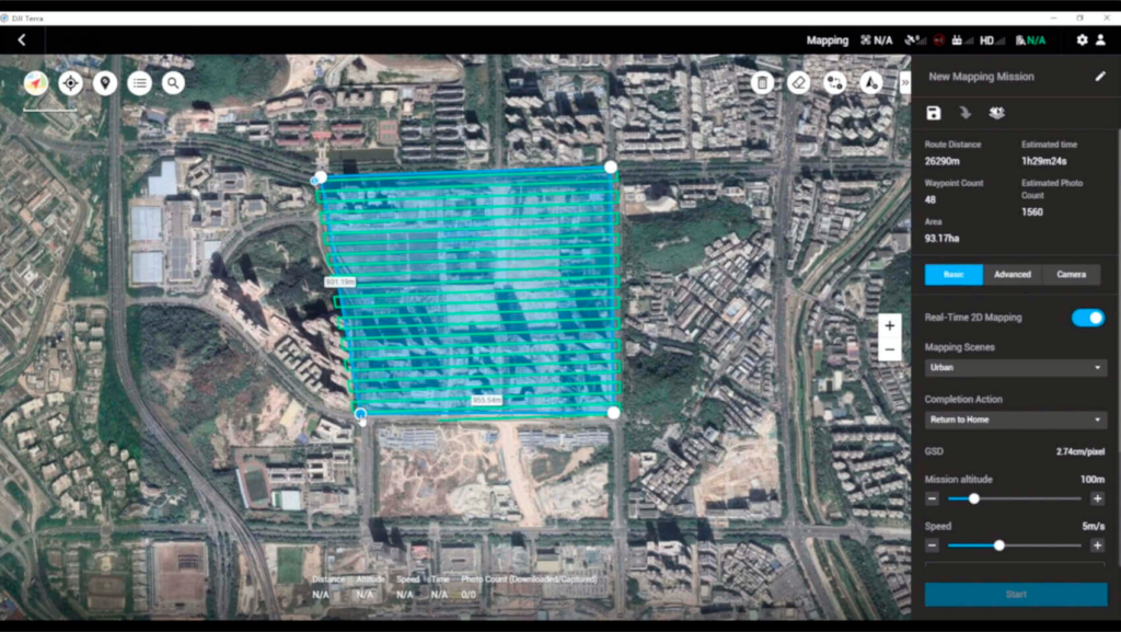 Картографический дрон DJI M3E + RTK модуль + DJI Terra + Обучение