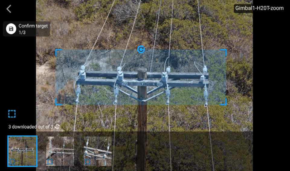Осмотр линий электропередач с Mavic 3 Thermal