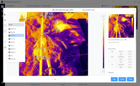 Осмотр линий электропередач с Mavic 3 Thermal