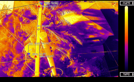 Осмотр линий электропередач с Mavic 3 Thermal