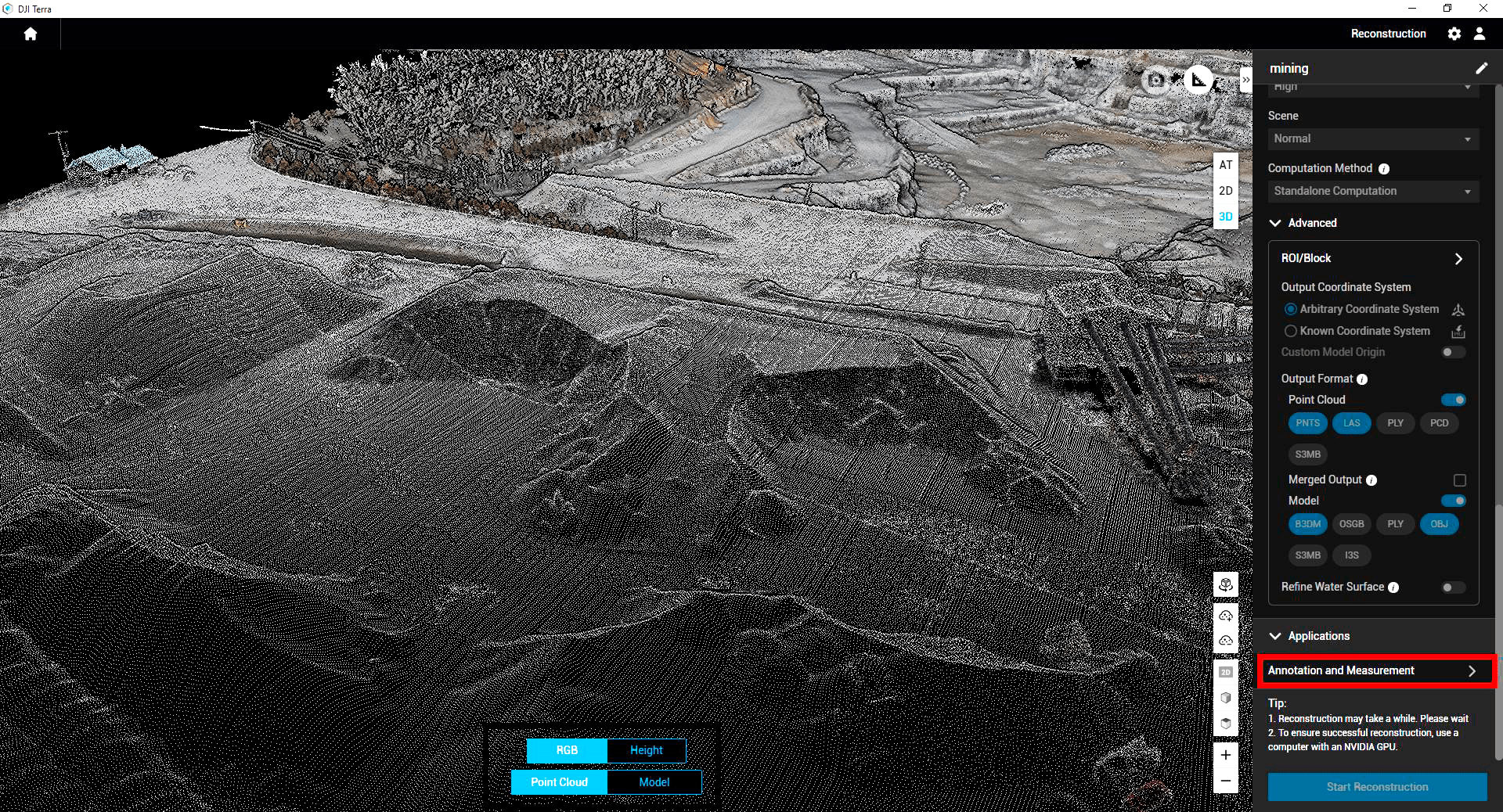 Измерения запасов с дронами DJI Enterprise и DJI Terra | Пошаговая инструкция