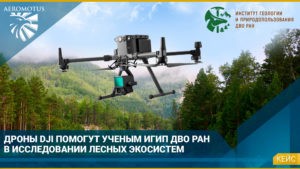 Aeromotus – официальный дилер DJI в России 47 Дроны DJI помогут ученым ИГИП ДВО РАН в исследовании лесных экосистем