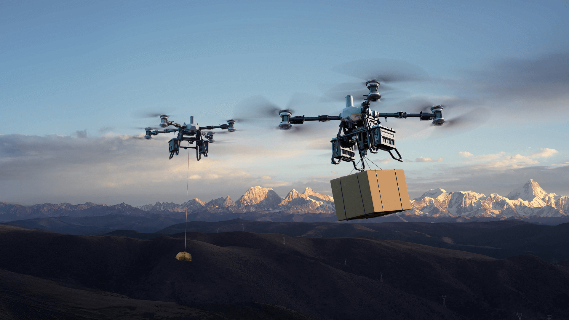Грузовой дрон DJI FlyCart 100